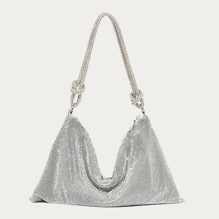 Umhängetasche für Damen mit funkelnden Diamanten, mehrere Farben, Handtasche