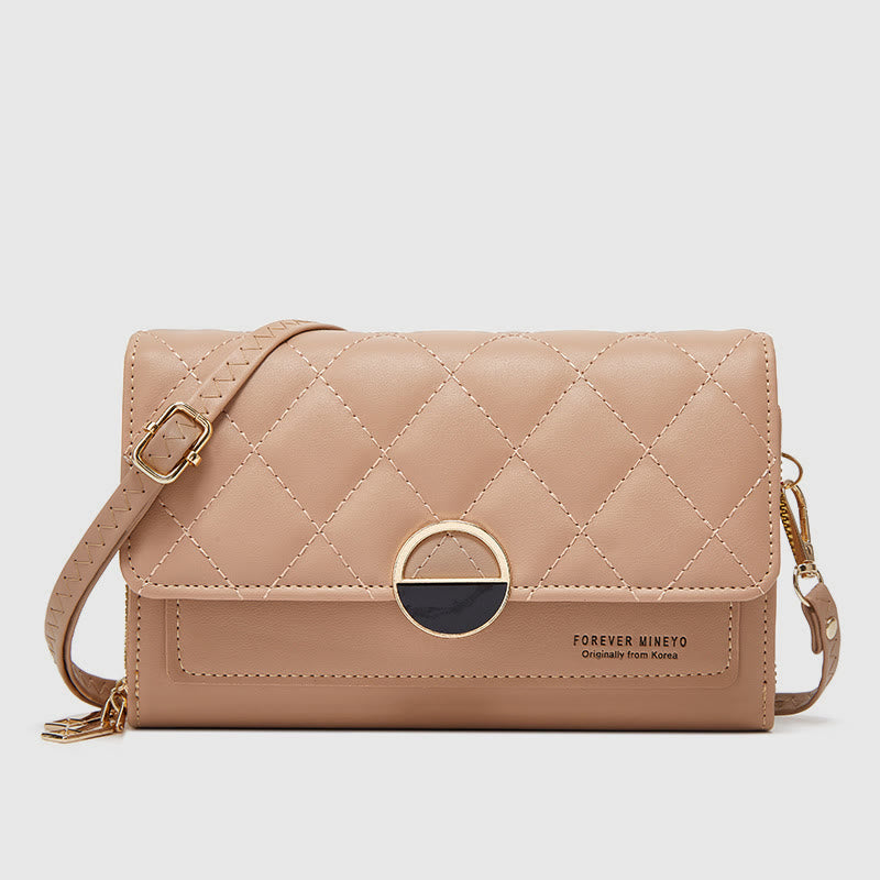 Handytasche für Damen, minimalistisch, horizontal, zum Einkaufen, Geldbörse