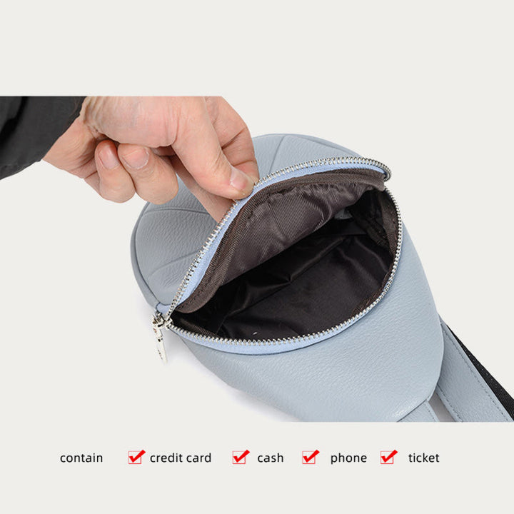 Schultertasche mit rundem Muster für Damen, einfache Umhängetasche