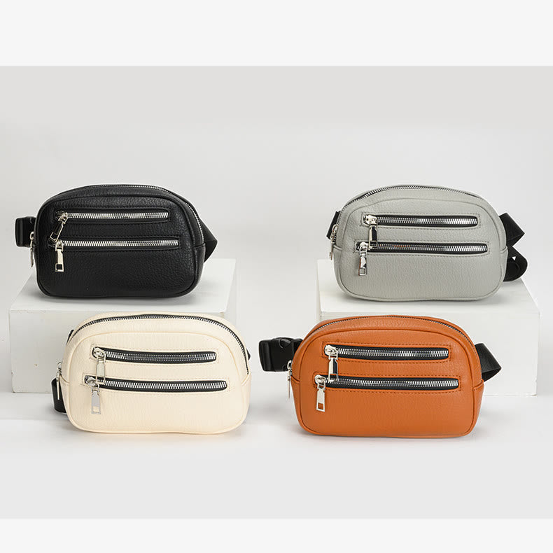 Multifunktionale Sport-Gürteltasche für Herren, einfarbig, Umhängetasche