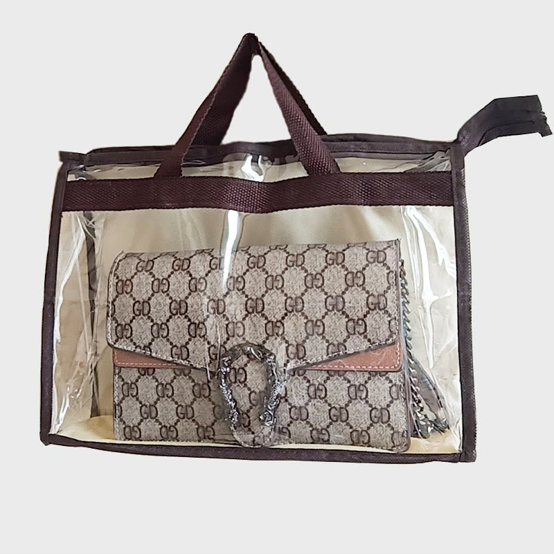 Aufbewahrungstasche für Zuhause, staubdichte, sichtbare, feuchtigkeitsdichte PVC-Schutztasche