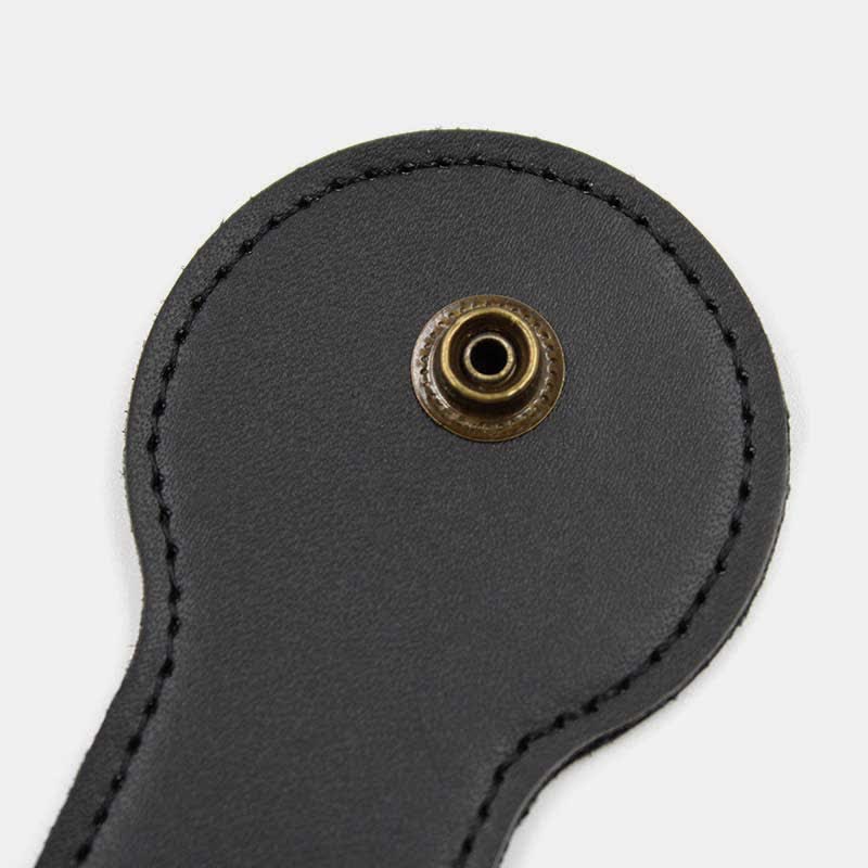 Vintage EDC-Tasche für Männer mit Druckknopf, Leder-Münzgeldbörse, Slapjack