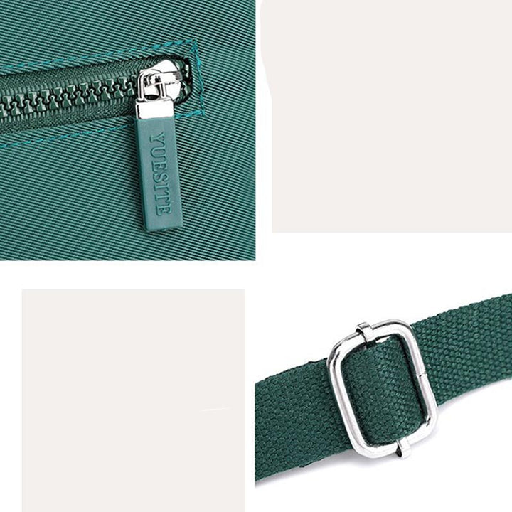 Funktionelle Umhängetasche Schultertasche Mehrere Taschen Leichte einfarbige Handtasche