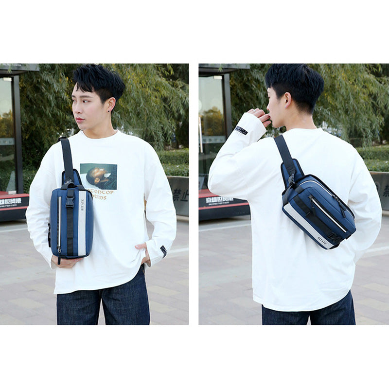wasserdichte, langlebige Schultertasche für Männer, geräumige Umhängetasche, Hüfttasche