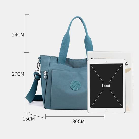 Damen Leichte wasserdichte Handtasche mit mehreren Taschen Umhängetasche Schultertasche Geldbörsen