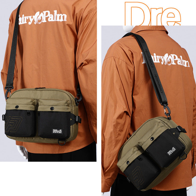 Messenger Bag für Herren, Streetwear, mittelgroße Umhängetasche für die Schule und die Arbeit