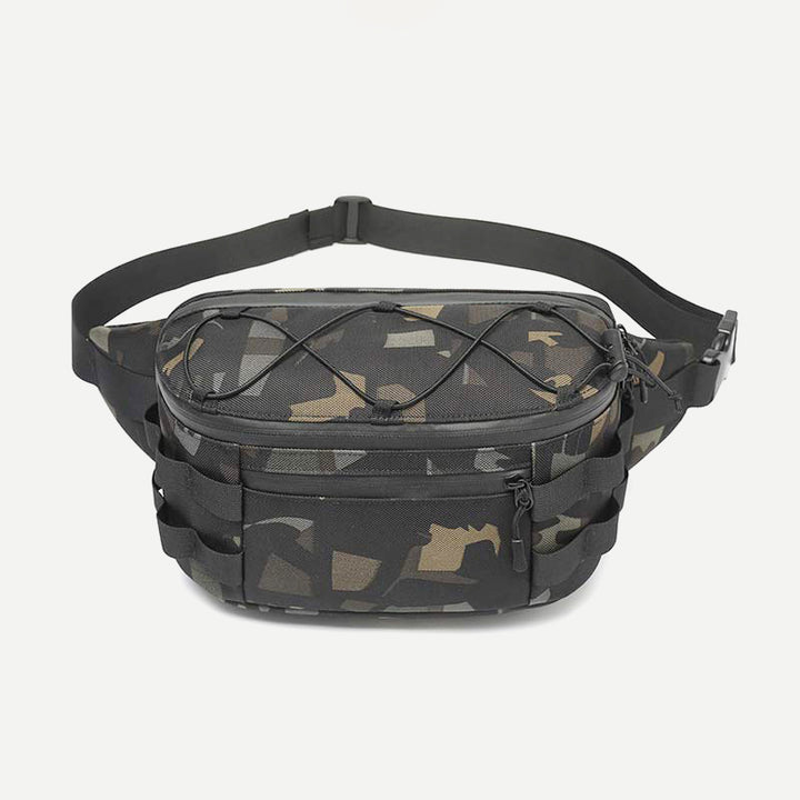 Taktische Hüfttasche, große Kapazität, funktionale Schultertasche
