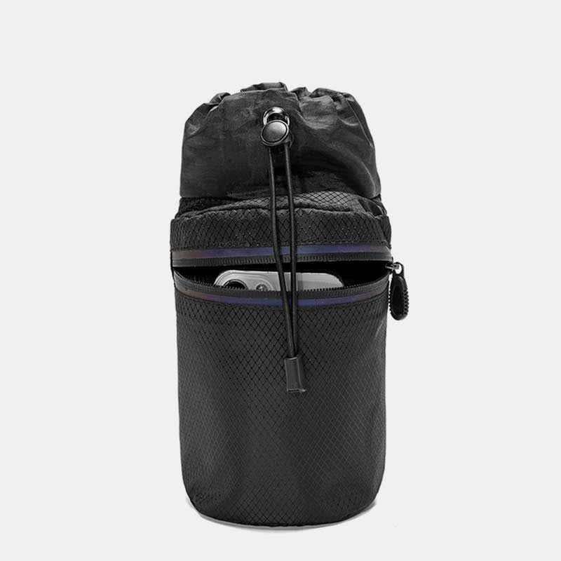 Isolierter Trinkflaschenhalter fürs Fahrrad, Taschenträger mit Schultergurt