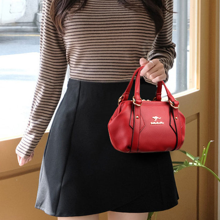 Elegante Tragetasche mit großem Fassungsvermögen und mehreren Taschen, Diebstahlschutz, Handtasche