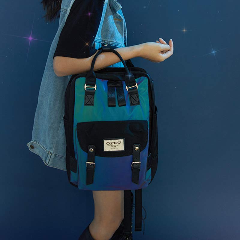Funktionelle große Computer-Geldbörse, fluoreszierender Stylist-Laptop-Rucksack für die Reisearbeit