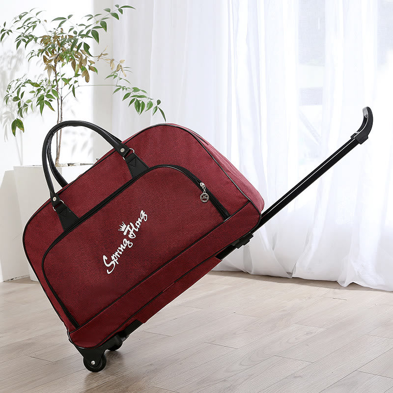 Zugstangen-Reisetasche für Männer und Frauen, leichte Bordtasche