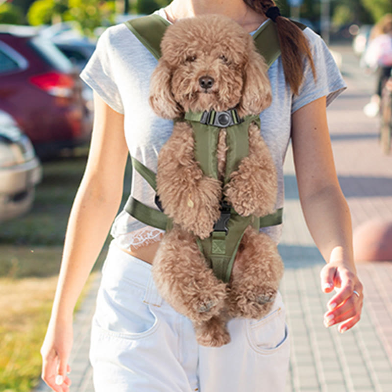 Haustiertragetasche für Hunde im Freien, leicht zu tragender Brust-Rucksack vorn