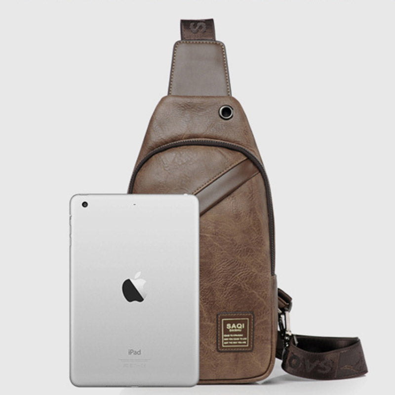 Vintage Schultertasche mit großem Fassungsvermögen