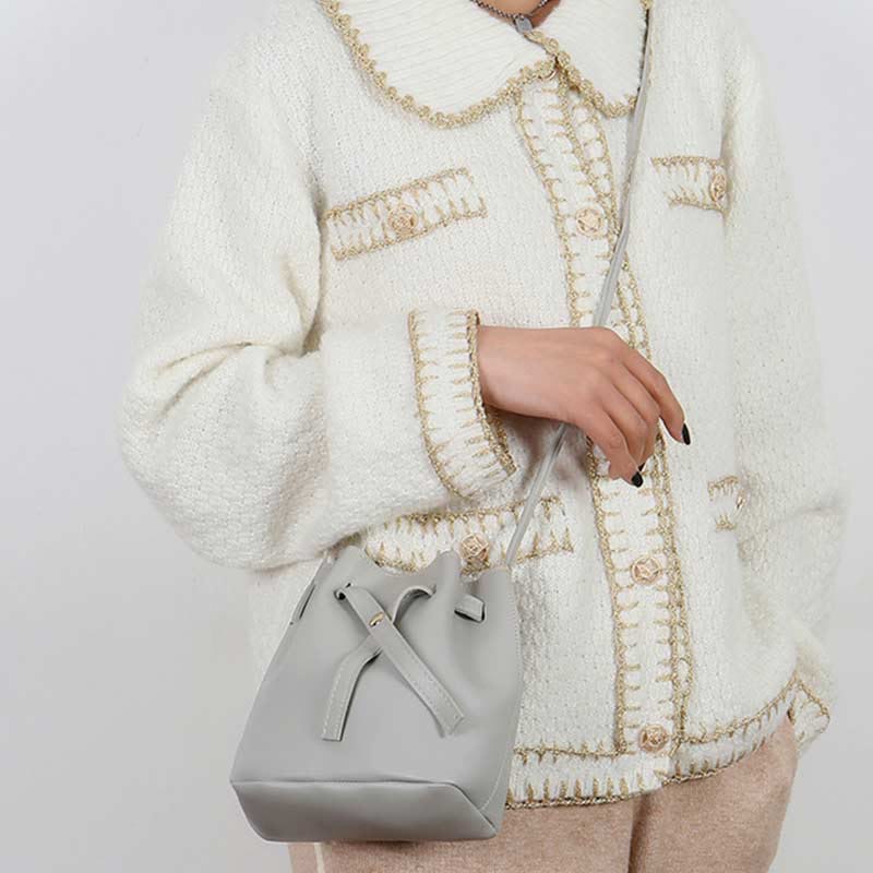 Umhängetasche für Damen aus PU-Leder, minimalistische Schultertasche für den täglichen Gebrauch