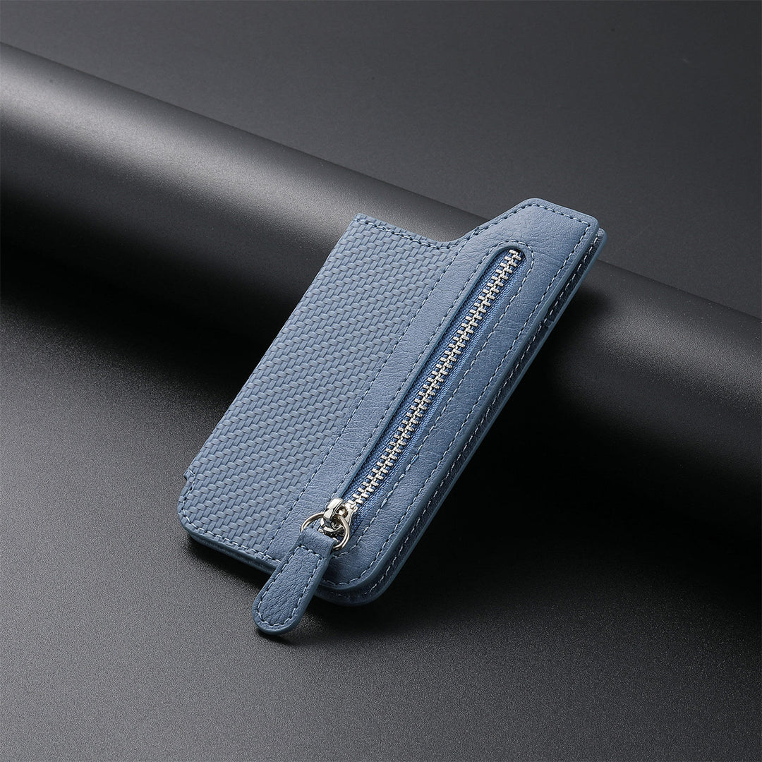 Brieftasche für Telefon Creative Stick Clamshell Style Zurück Kartenhalter