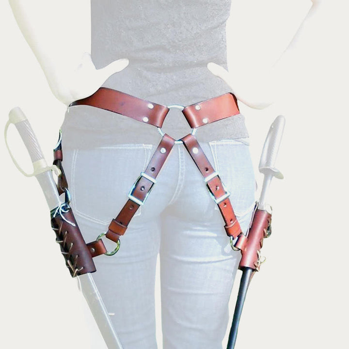 Mittelalterliches Holster für Frauen und Männer, Cosplay, Beingürtelholster
