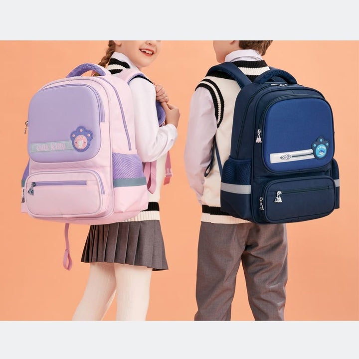 Rucksack für Kinder, lässig, süß, Farbe, Nylon, große Schultasche