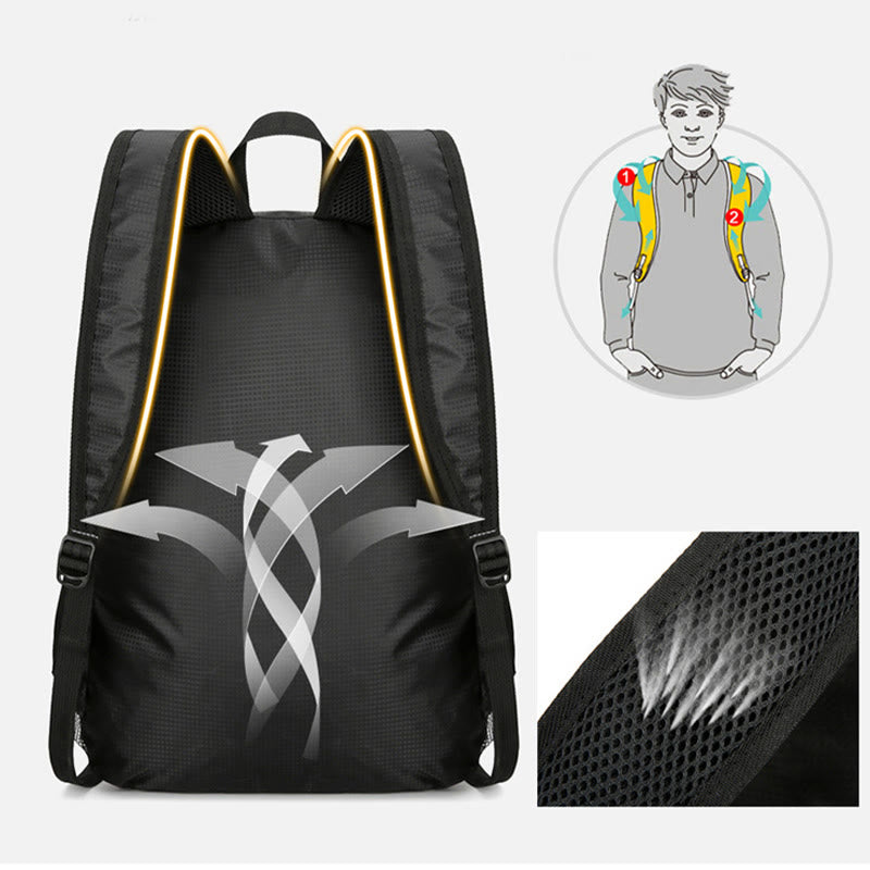 Rucksack für Männer Reisen große Kapazität Outdoor Wandern faltbare Tasche