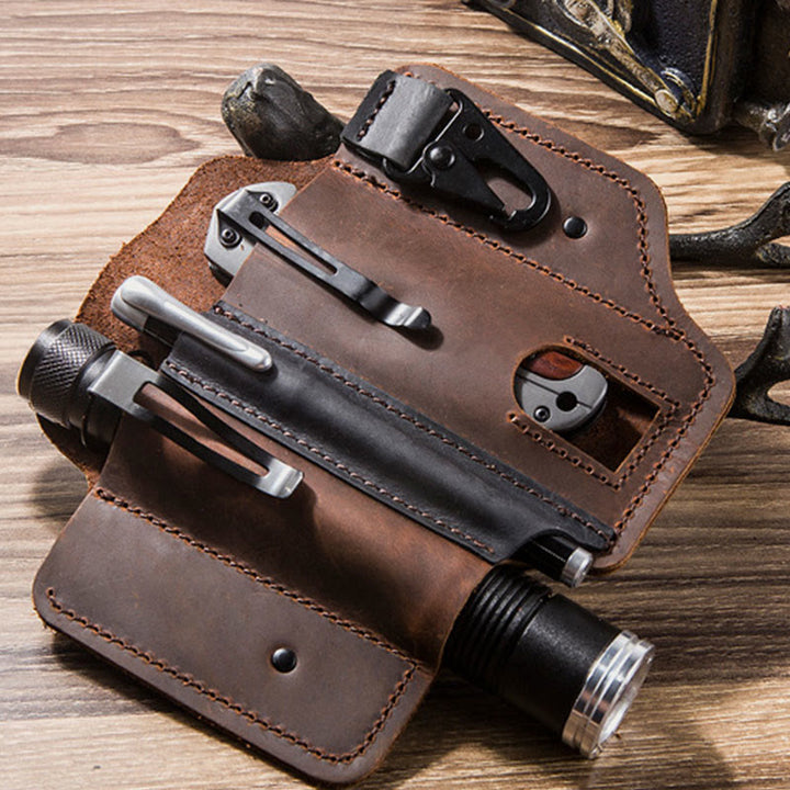 Multitool Leder Gürtelscheide EDC Taschenorganizer Leatherman Scheide Beutel