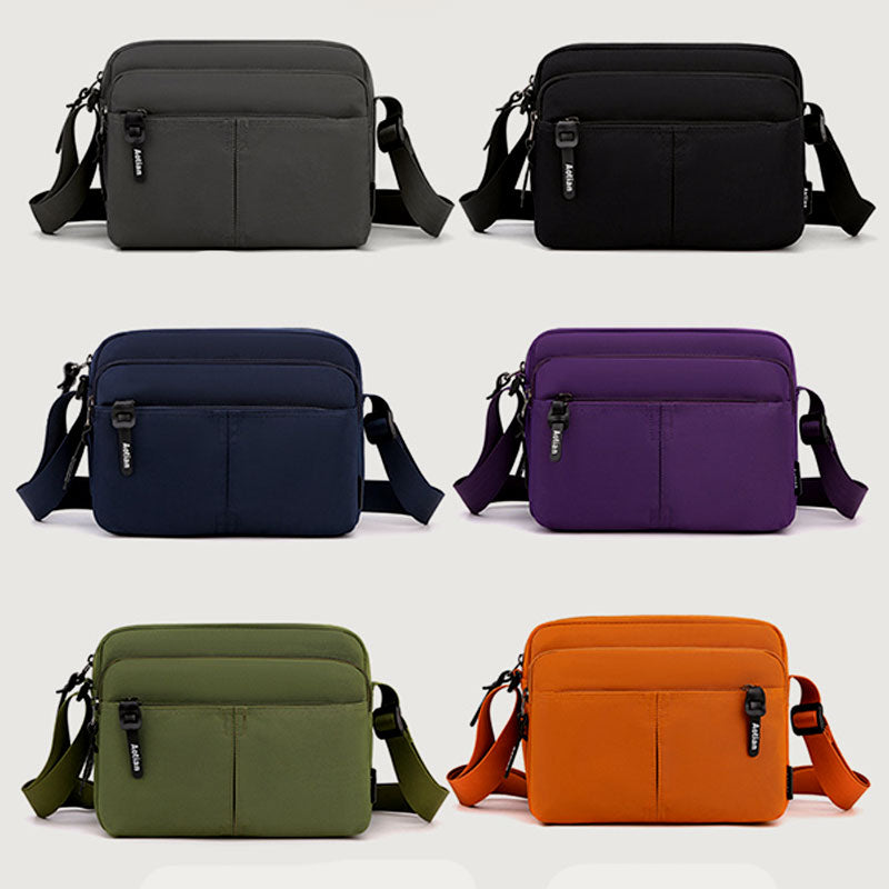 Unisex Leichte Casual Umhängetasche Mehrere Taschen Robuste Schulter Tasche Geldbörse