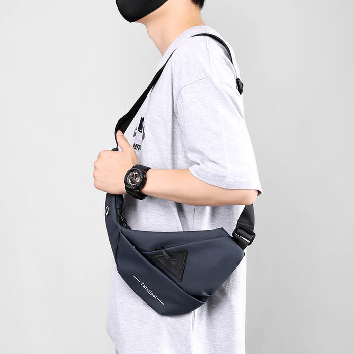 Leichte Schultertasche für unterwegs, Unisex, tragbare, lässige Umhängetasche
