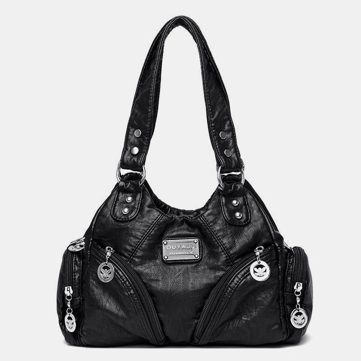 Vintage Echtleder Elegante Multifunktionale Handtasche