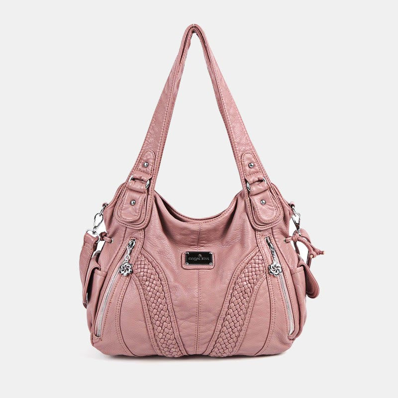 Einfarbige Hobo-Tasche für Damen