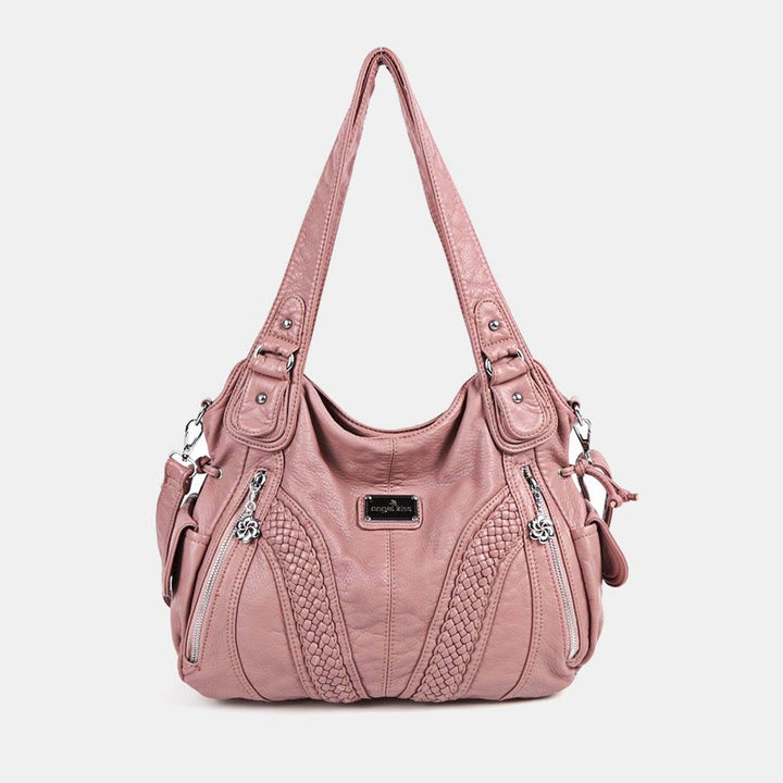 Einfarbige Hobo-Tasche für Damen