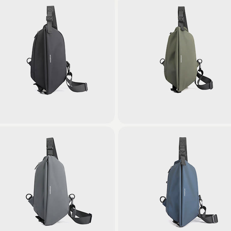 Schultertasche für Herren, multifunktional, wasserdicht, lässig, Umhängetasche