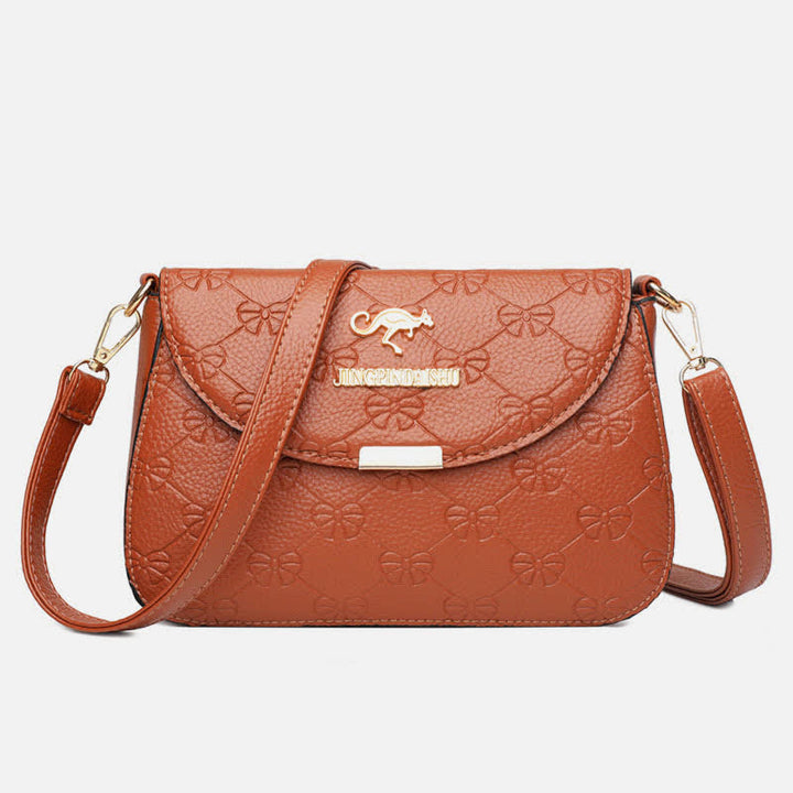 Kleine Umhängetaschen für Frauen Leder Schulter Geldbörsen PU Casual Handtasche