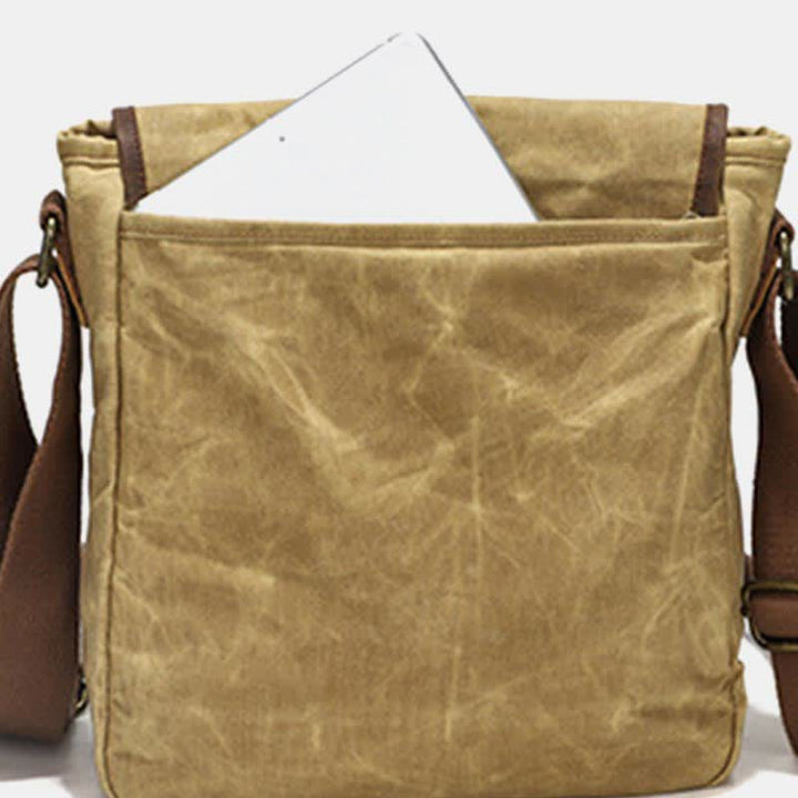 Herren Messenger Bags Canvas Umhängetasche Reise Arbeitstasche