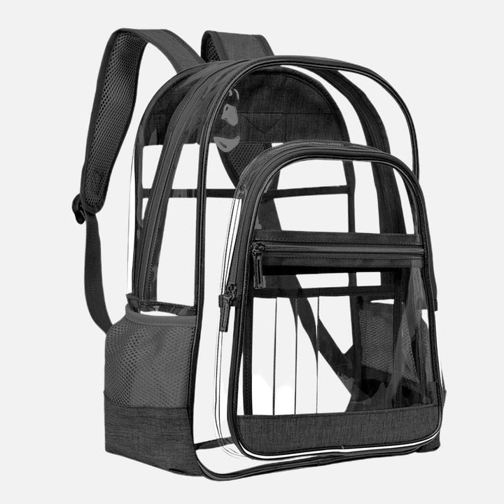 Rucksack für Frauen einfacher PVC transparenter Jelly Teenager Day Pack