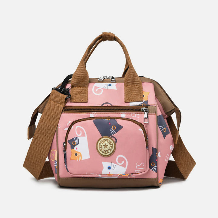 Funktionelle wasserdichte Umhängetasche, umwandelbarer Mini-Rucksack, Mamatasche