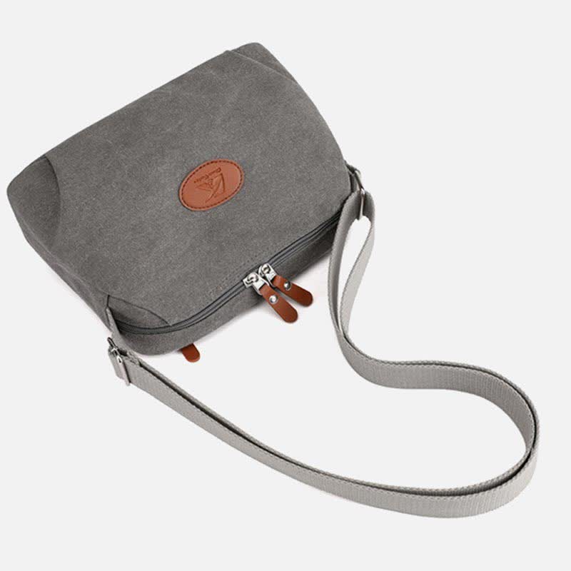 Umhängetasche aus Canvas für Damen, leicht, kleine Schultertasche