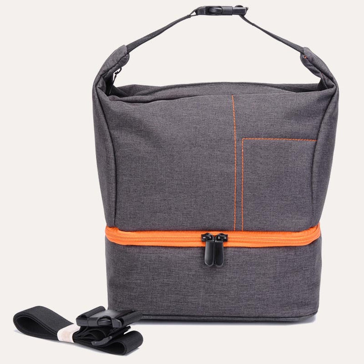 Kameratasche mit Crossbody-Gurt für SLR DSLR Objektive Kabel Zubehör