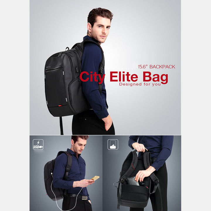 Extra großer Laptop-Rucksack, College-Business-Computer-Rucksack mit USB-Ladeanschluss