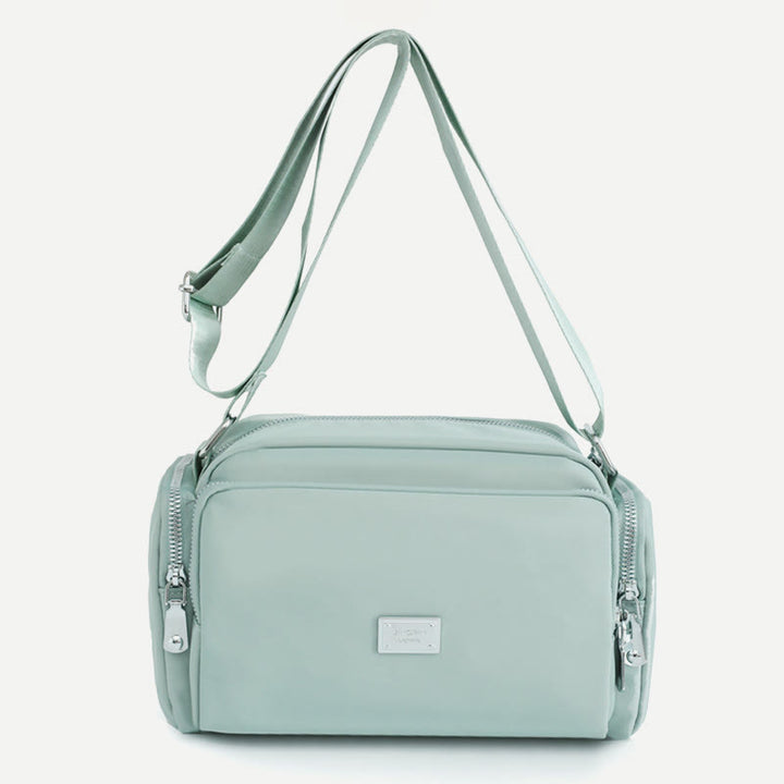 Umhängetasche für Damen, breiter Riemen, leichte Schultertasche aus Nylon