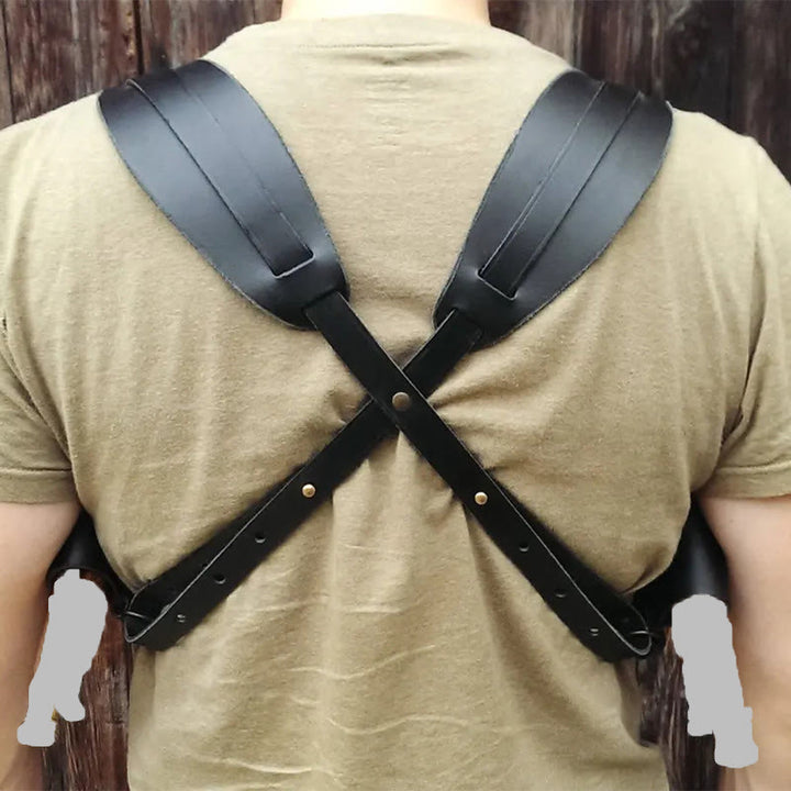 Leder Schulterholster für Männer Frauen Retro Kostüm Theater Requisite