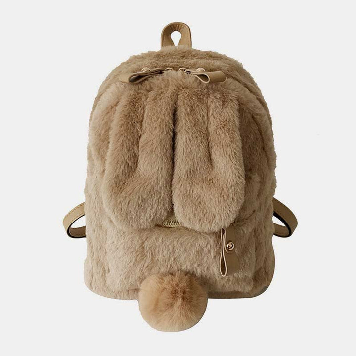Süßer Plüsch-Rucksack, Tagesrucksack für Frauen und Mädchen mit Hasenohren