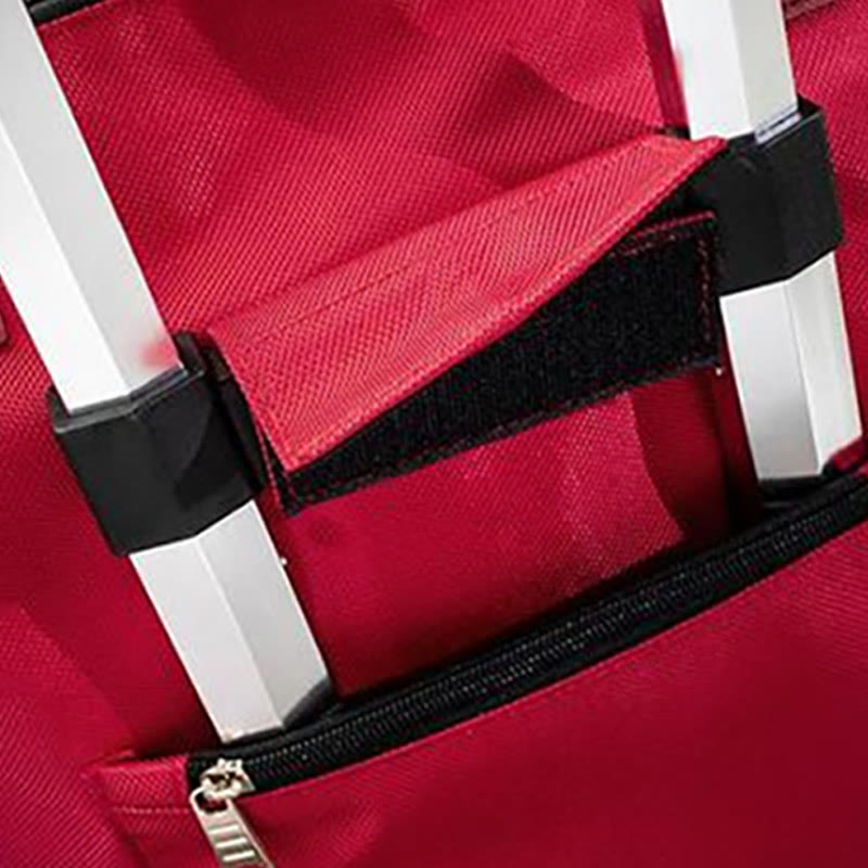 Multifunktionaler tragbarer Trolley für Frauen Abnehmbare Tragetasche mit Klapprad