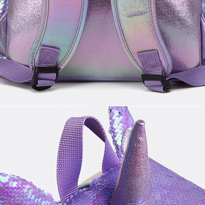 Rucksack für Schüler Pailletten Dreiteiliges Set für Grundschüler