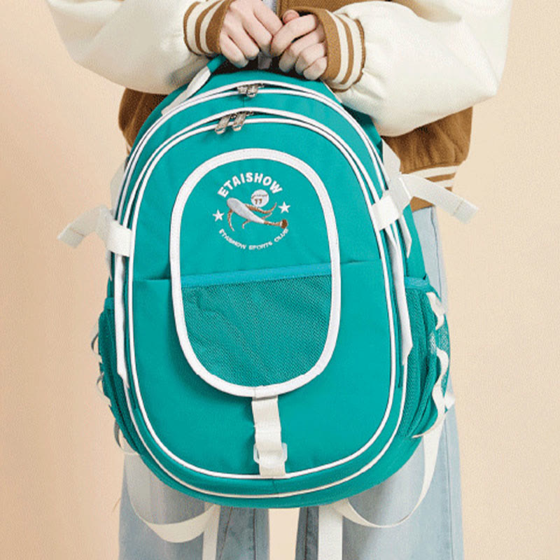 Rucksack für Frauen Teenager-Studenten Große Kapazität Nylon Daypack