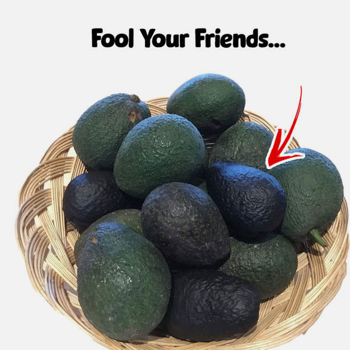 Kreative Geldbörse, lebendige Cartoon-Avocado-Form, Geldbörsentasche