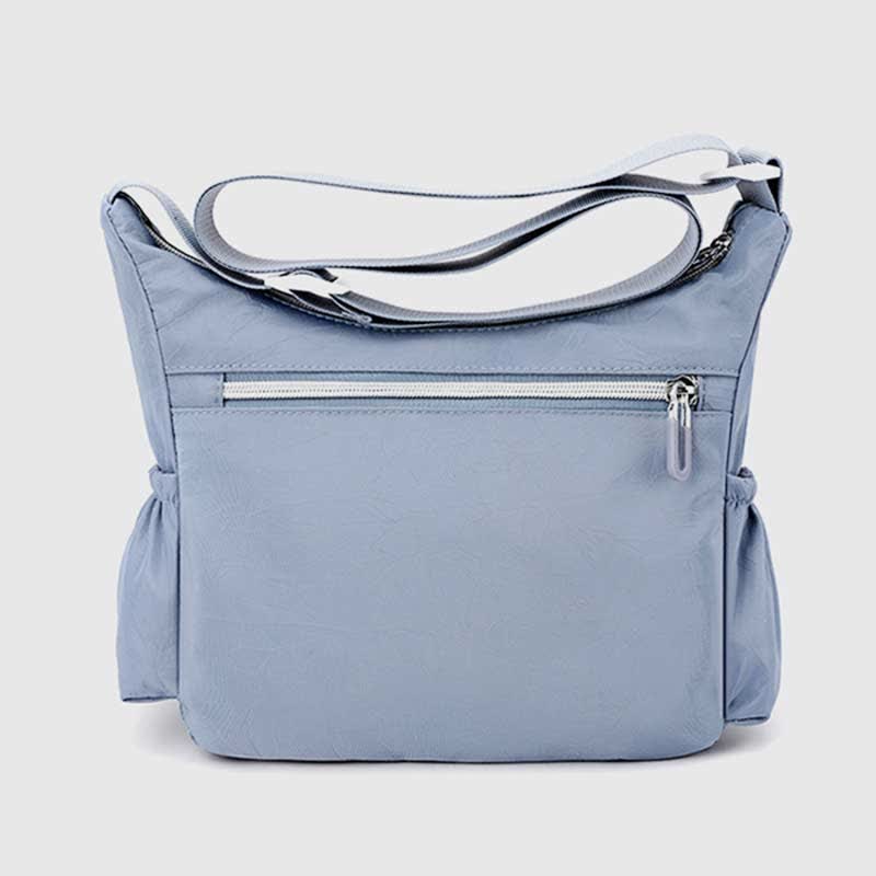 Leichte Nylon-Geldbörse mit mehreren Taschen für Damen, multifunktionale Umhängetasche