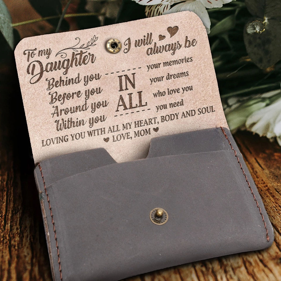 Clamshell-Geldbörse mit Gravur, Geldbörse für die Familie, warmes Geschenk