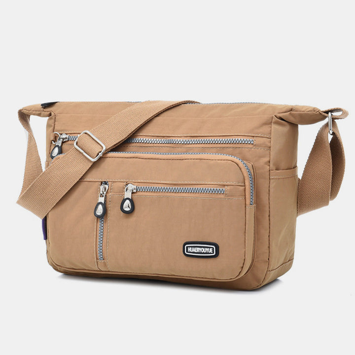 Wasserdichte, leichte, lässige Schultertasche aus Nylon für Damen