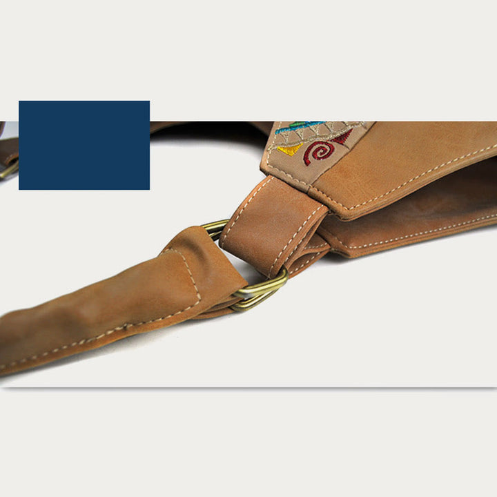 Tote für Frauen Reise ethnischen Stil Muster Leder Schultertasche