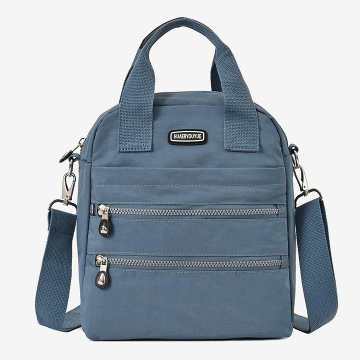 Mehrzweck-Rucksack für Damen, wasserdichte, tragbare Schultertasche aus Nylon