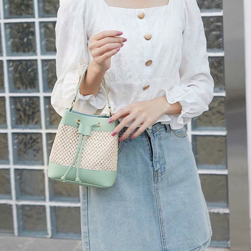 Top-Griff-Tasche für Damen PU-Leder Umhängetasche für den täglichen Einkauf
