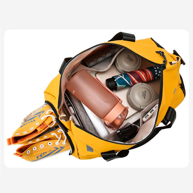 Seesack für Outdoor-Reisen, Trocken-Nass-Trennung, tragbare Sporttasche